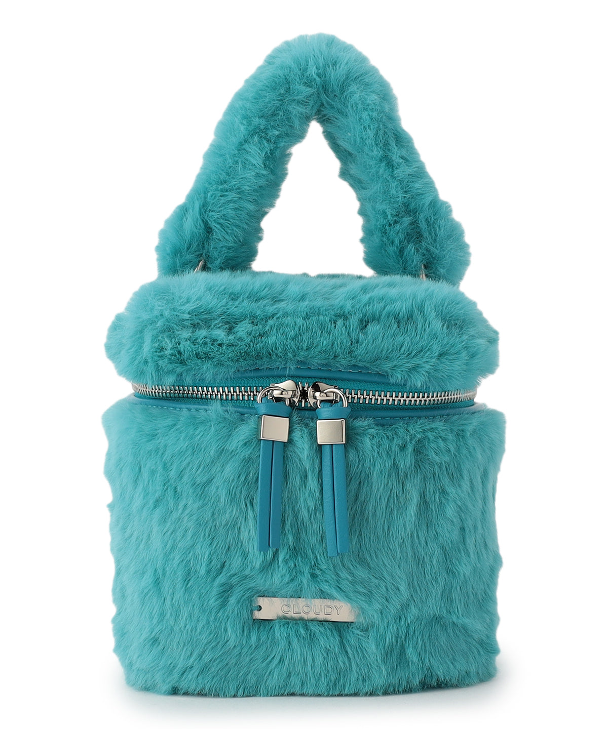 Eco Fur Vanity Bag SAX BLUE