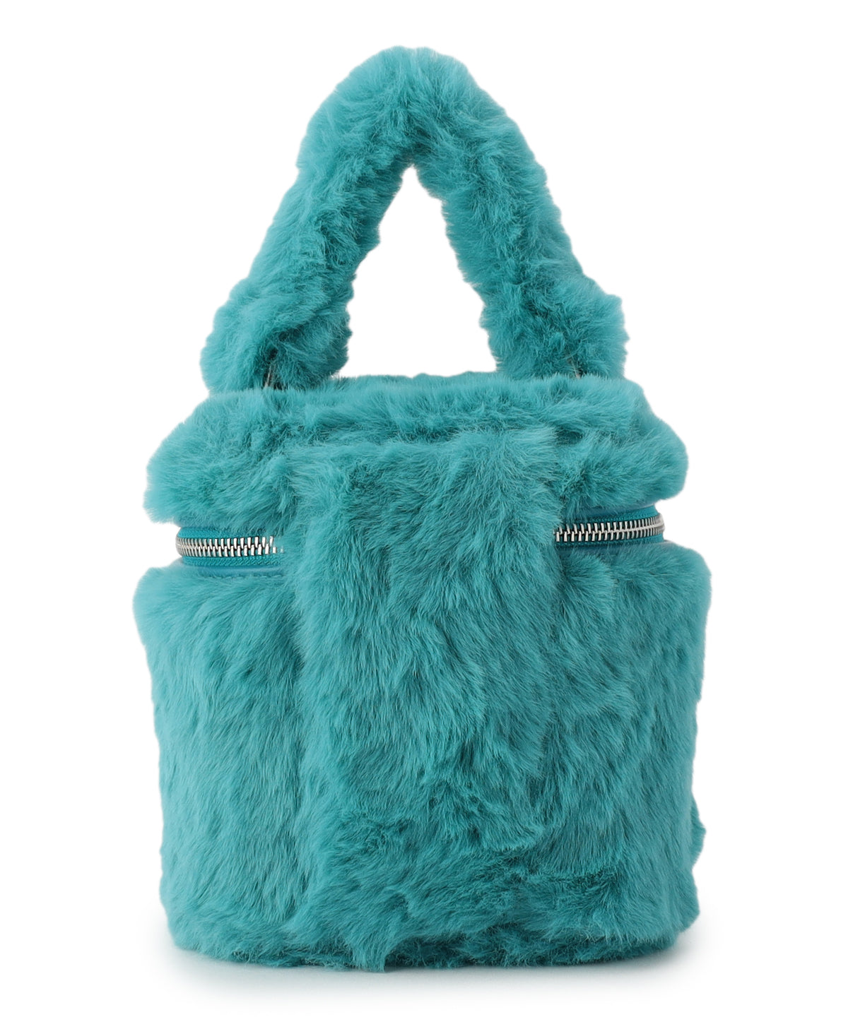 Eco Fur Vanity Bag SAX BLUE