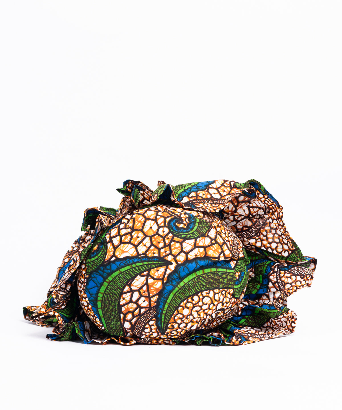 Kitenge Frill Shoulder Bag 069