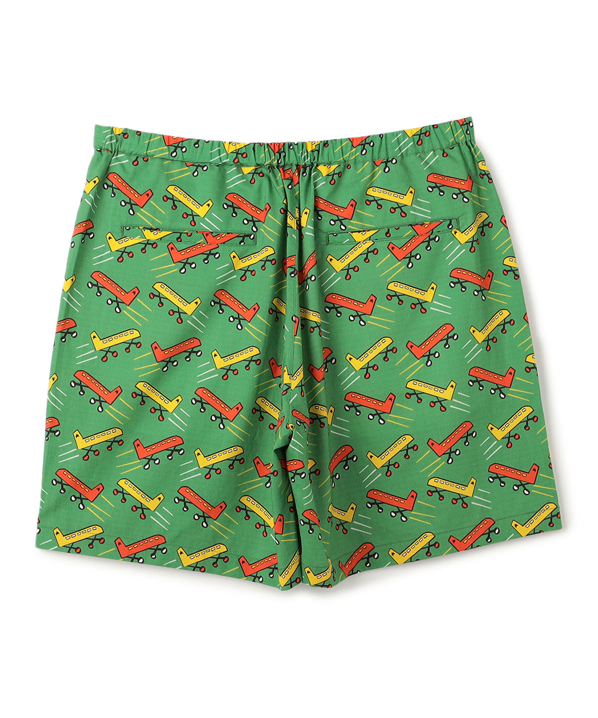 African Textile Shorts GREEN