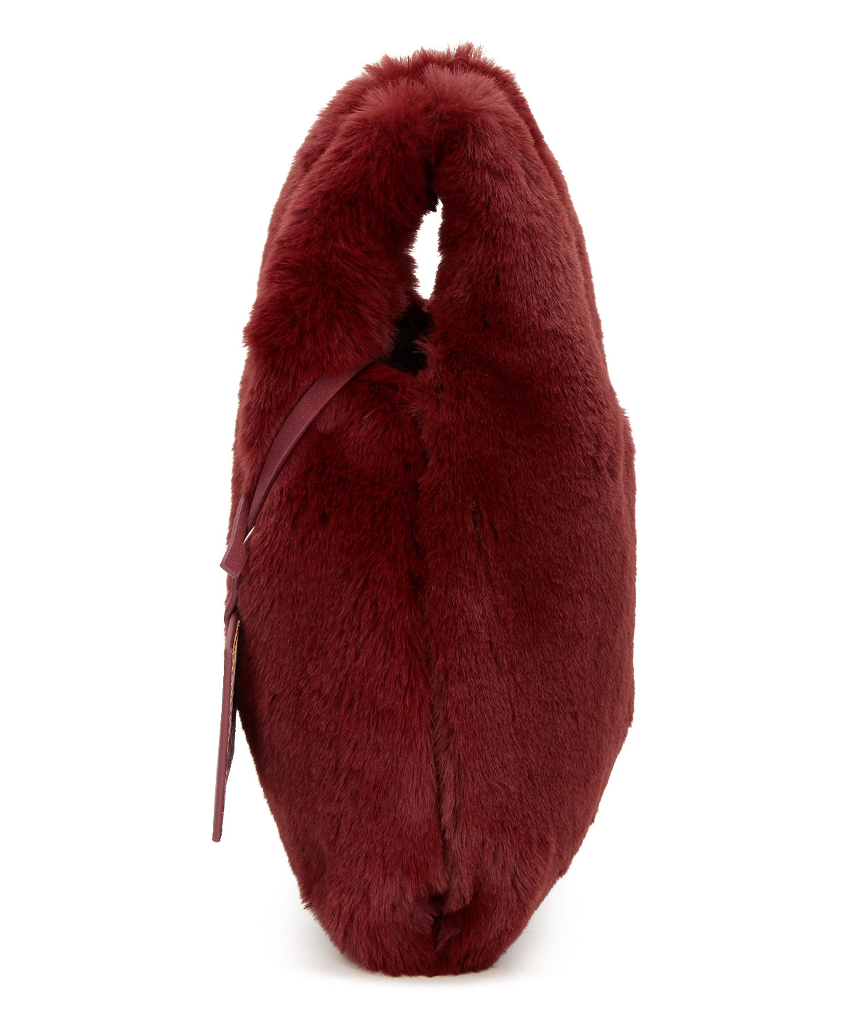 Eco Fur Convenience Bag (Small) BURGUNDY