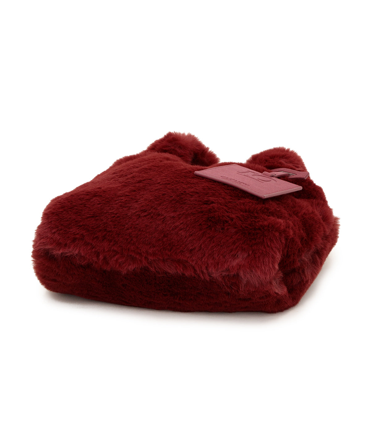 Eco Fur Convenience Bag (Small) BURGUNDY