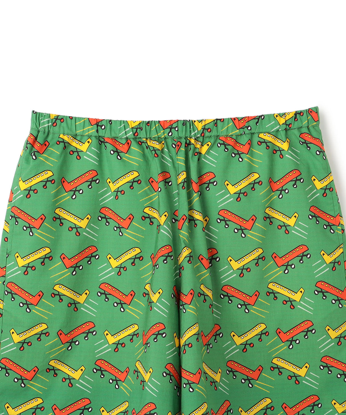 African Textile Shorts GREEN