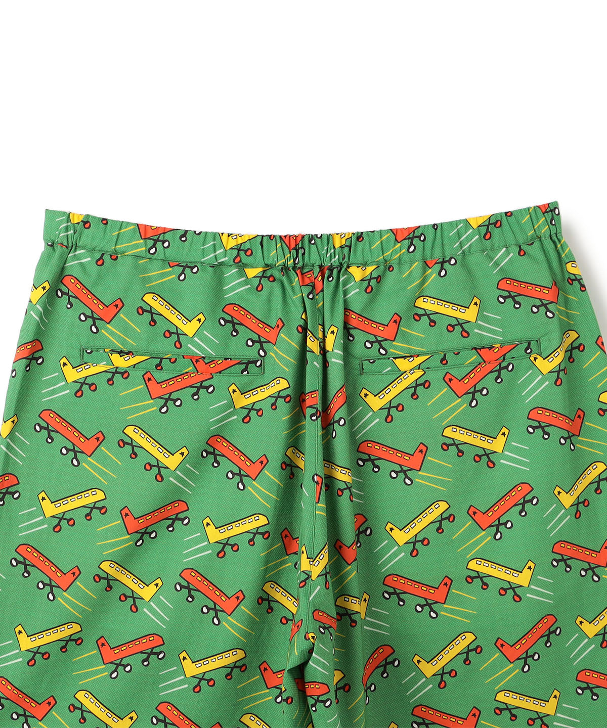 African Textile Shorts GREEN