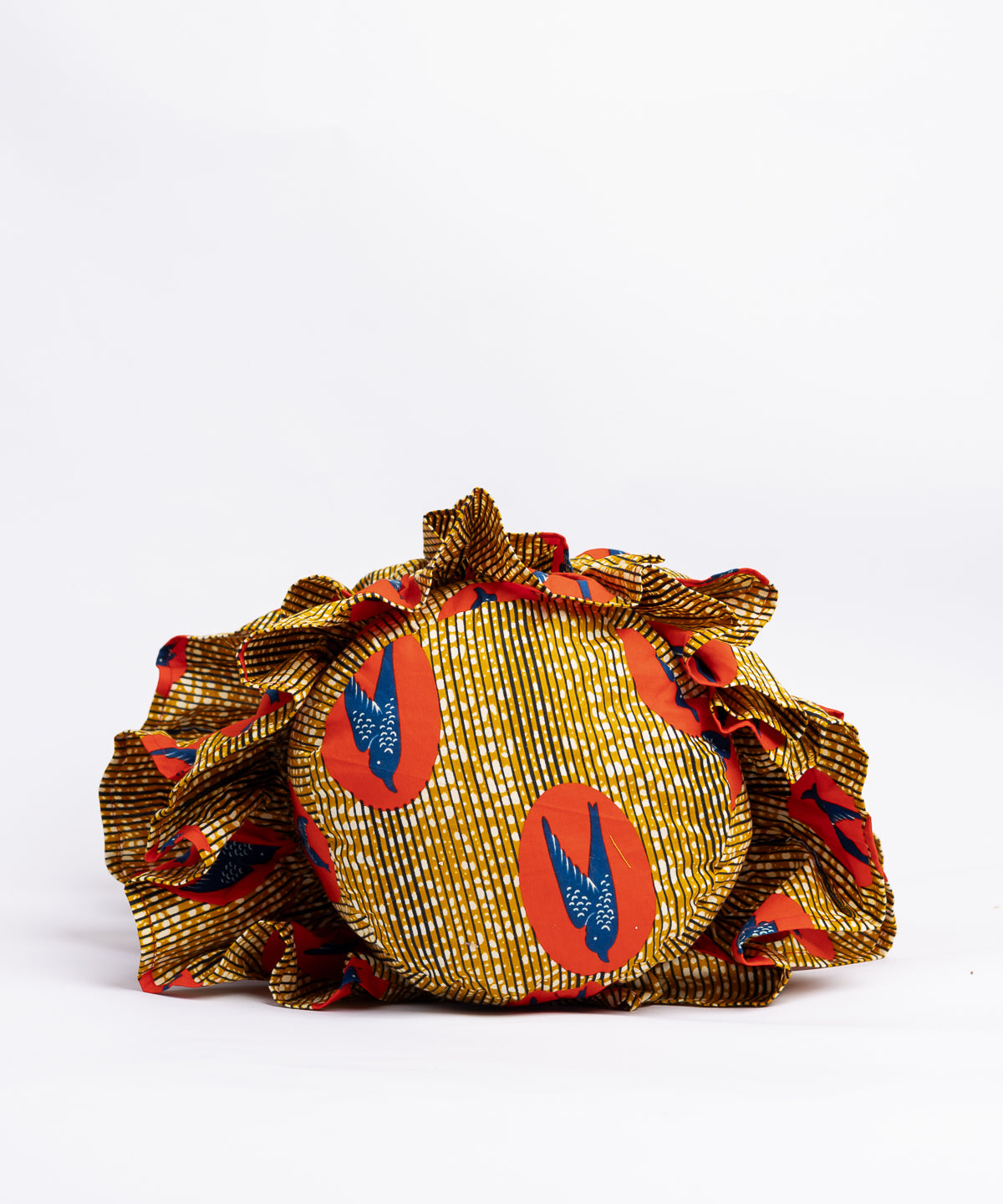 Kitenge Frill Shoulder Bag 063