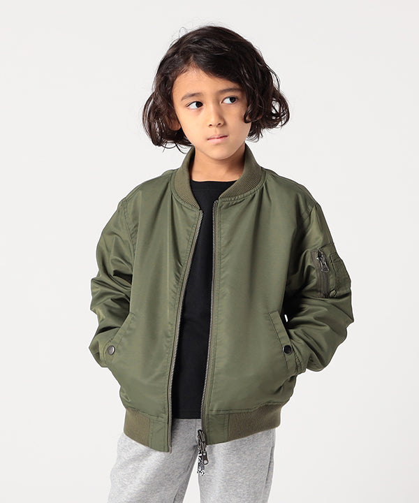 Kids Recycled Reversible MA-1 KHAKI