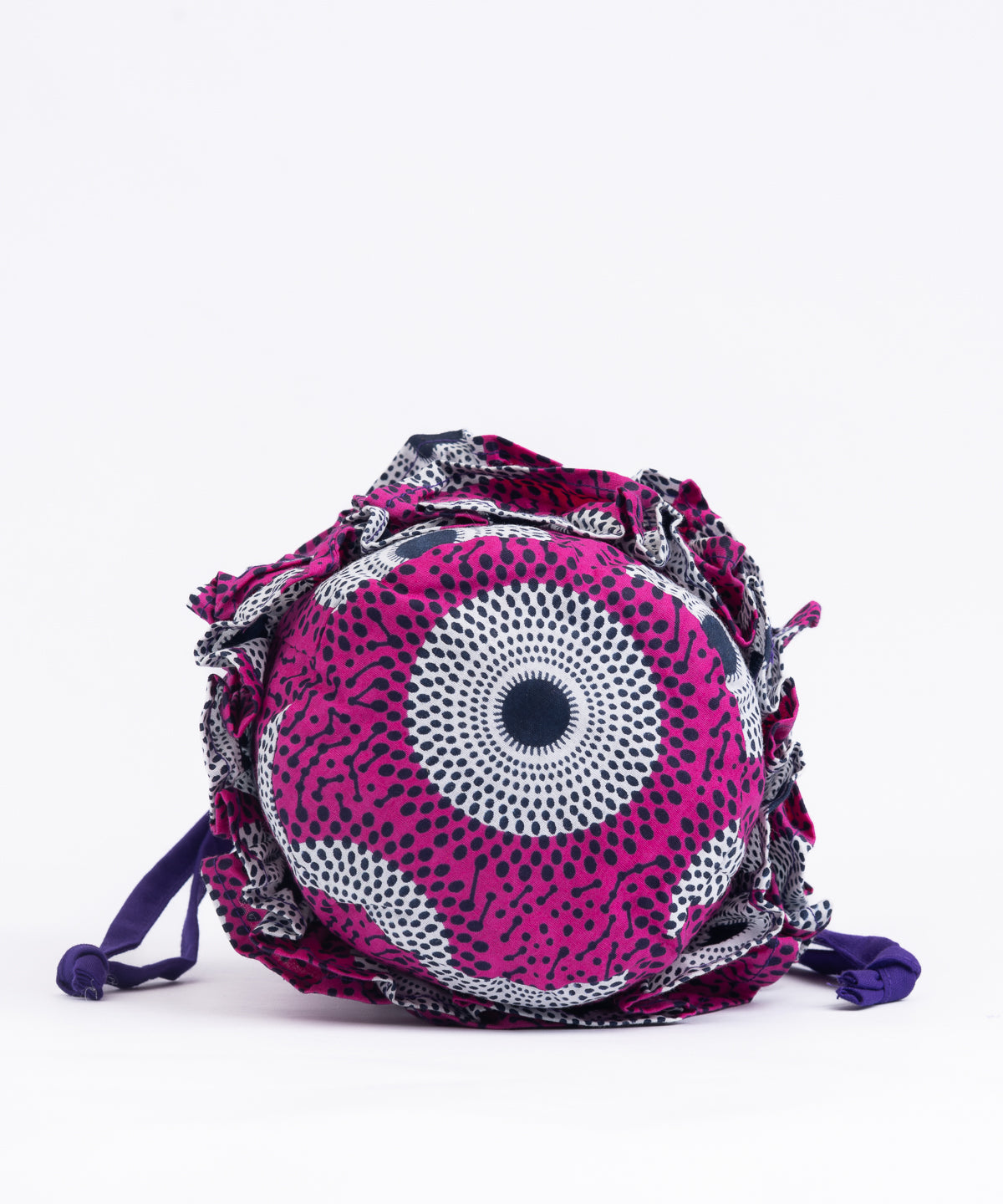 Frills Tube Drawstring Bag 058