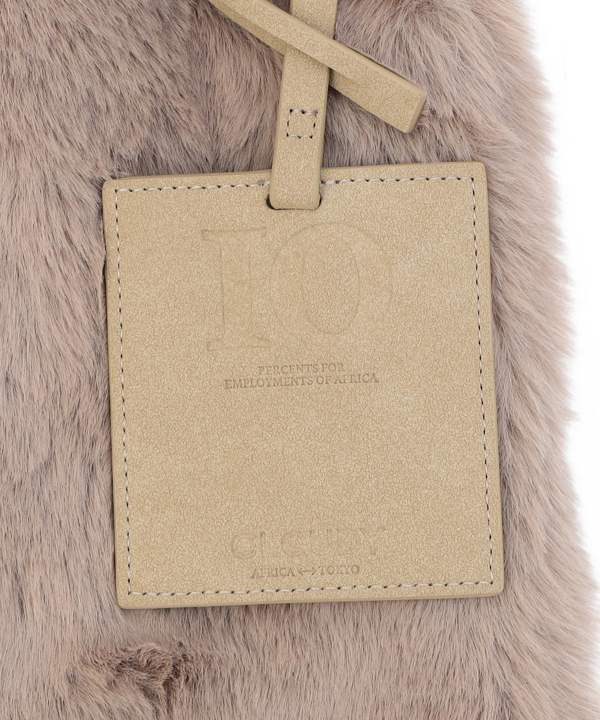 Eco Fur Convenience Bag (Small) BEIGE