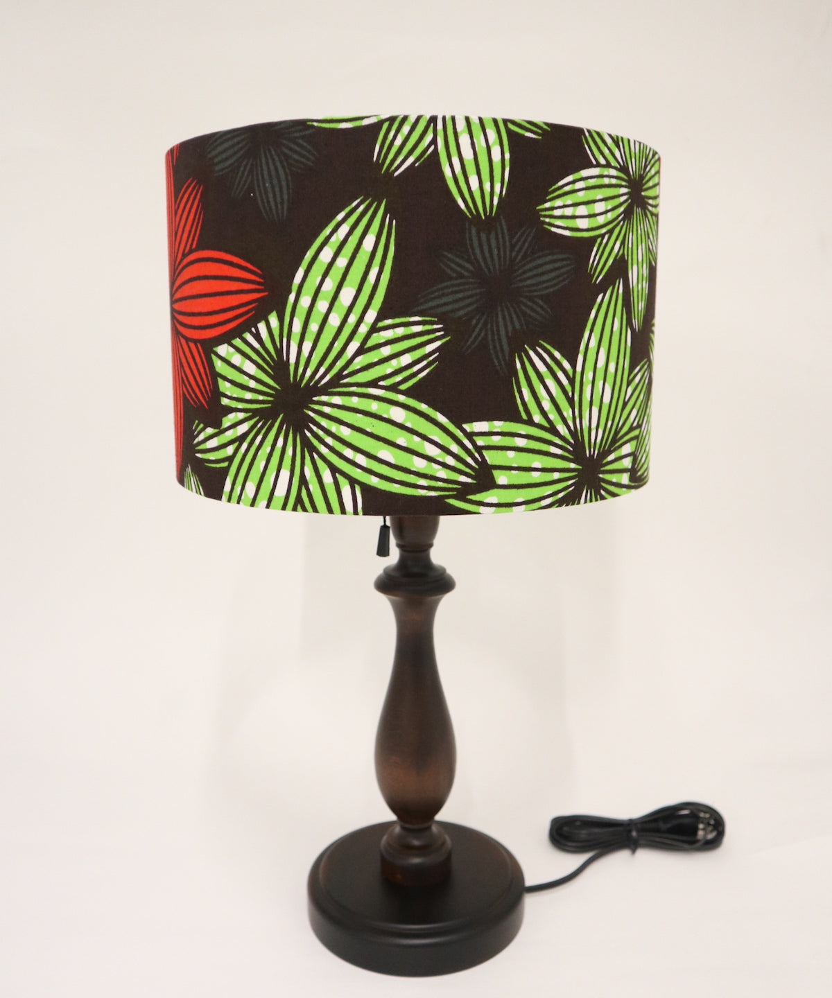 【予約：9月中旬〜下旬発送予定】African textile lamp 102-4