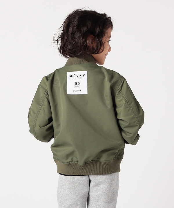 Kids Recycled Reversible MA-1 KHAKI