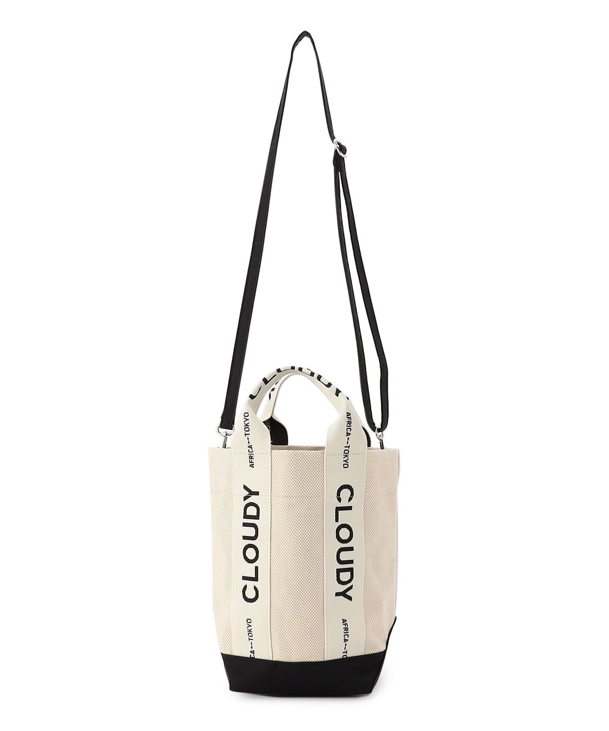 Logo Handle Tote Bag BLACK