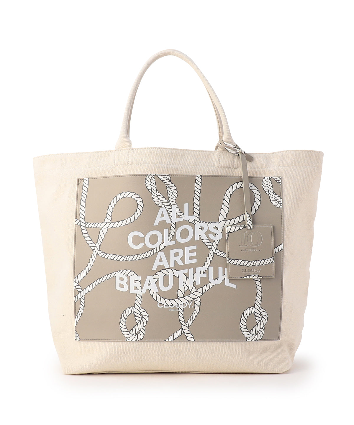 Canvas Tote (Large) ROPE(BEIGE)