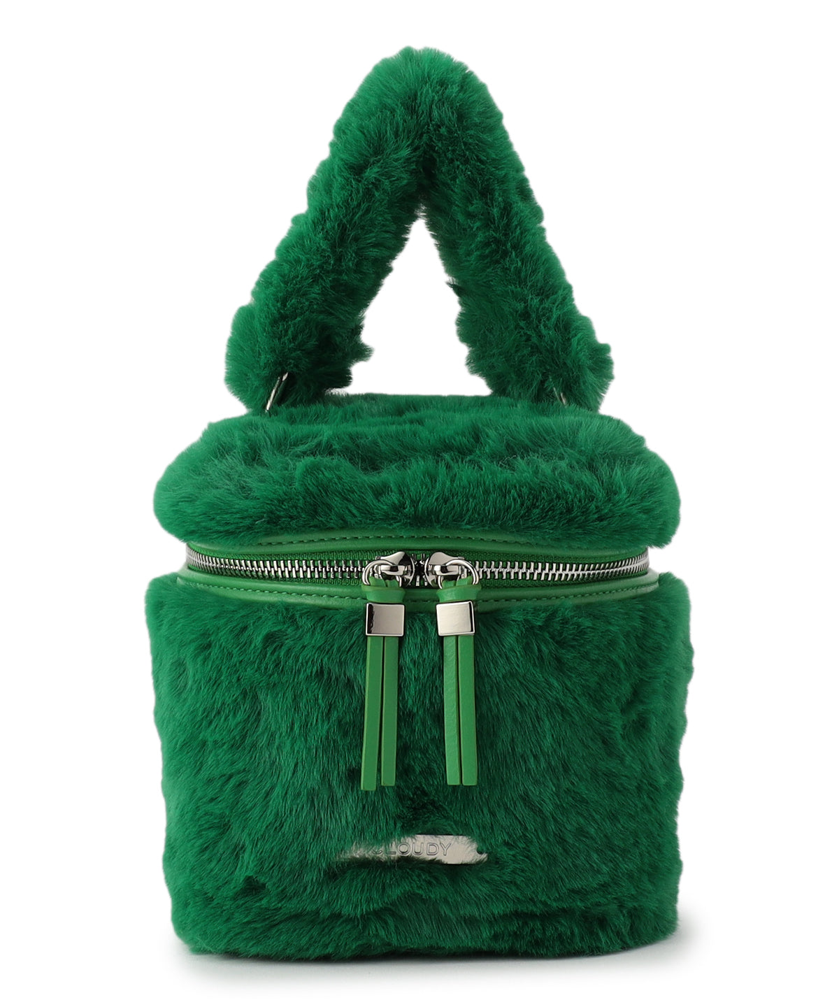 Eco Fur Vanity Bag GREEN