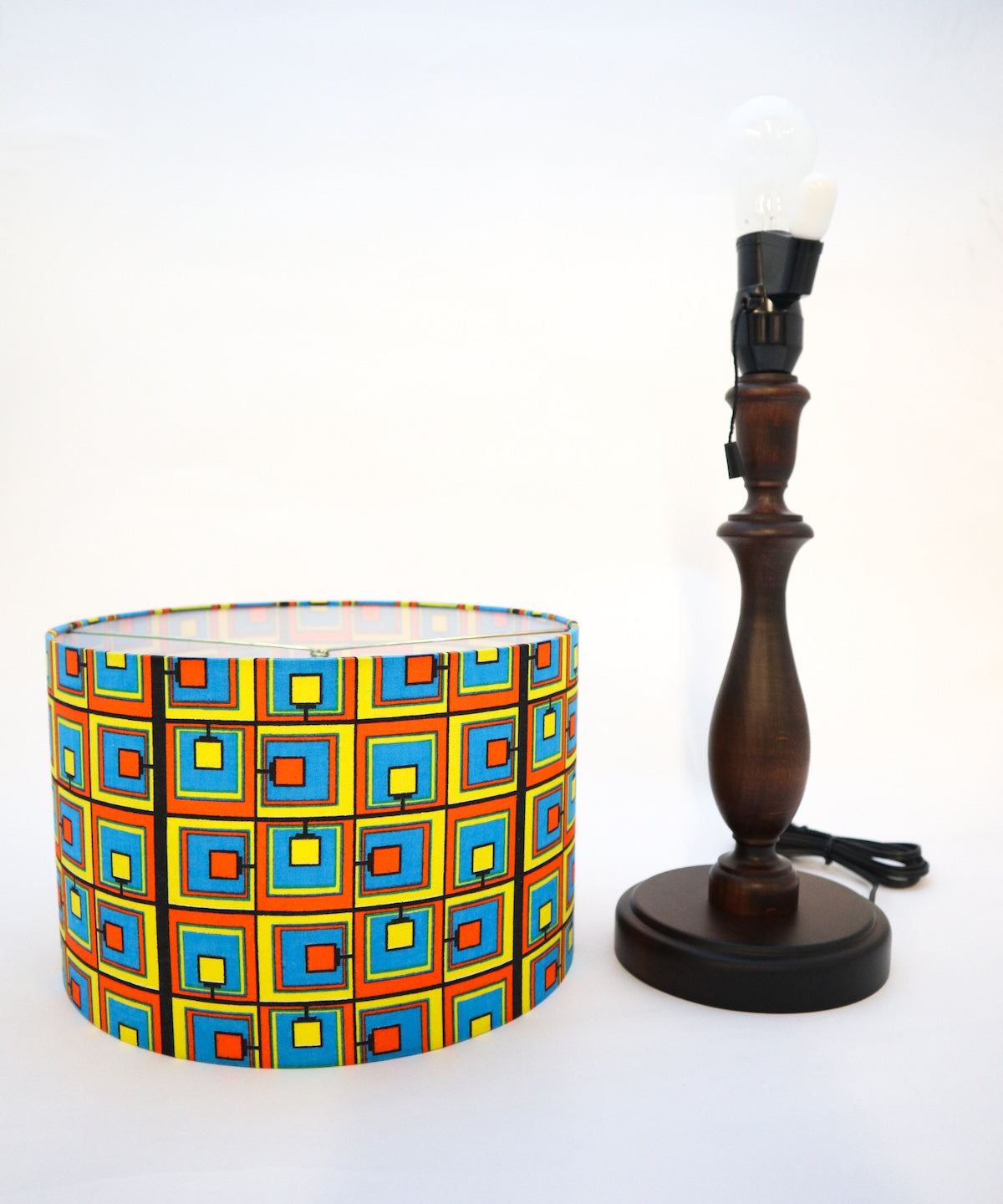 African textile Lamp 106-4