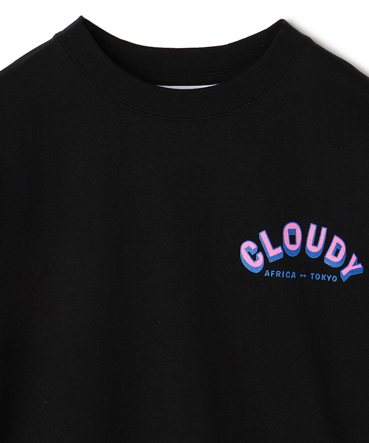 T-shirt HAVE A GOOD CLOUDY  BLACK