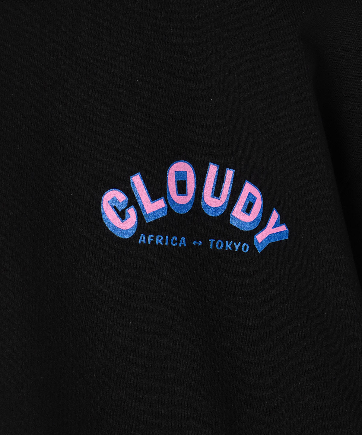 T-shirt HAVE A GOOD CLOUDY  BLACK