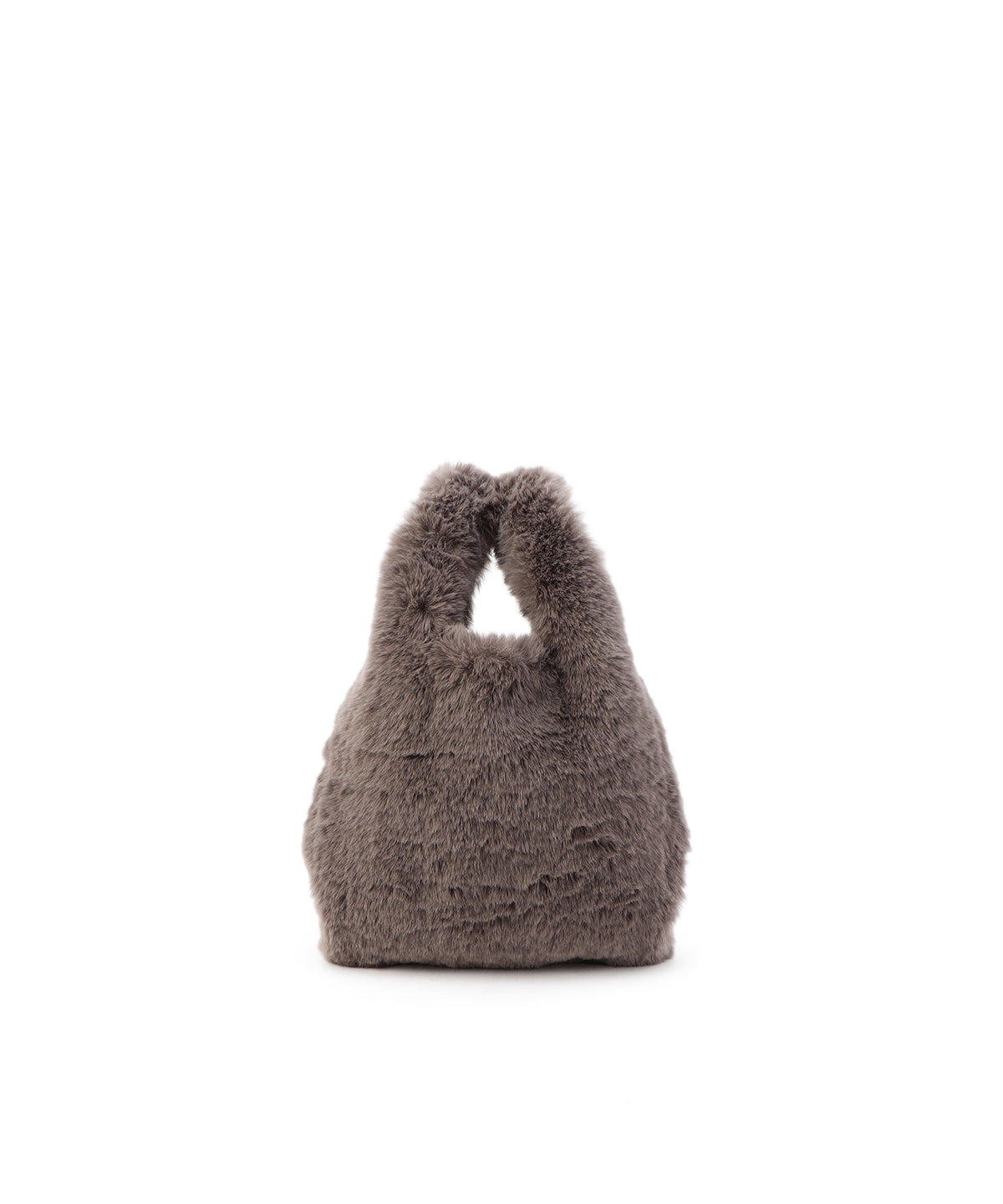 Eco Fur Convenience Bag (Small) GREIGE