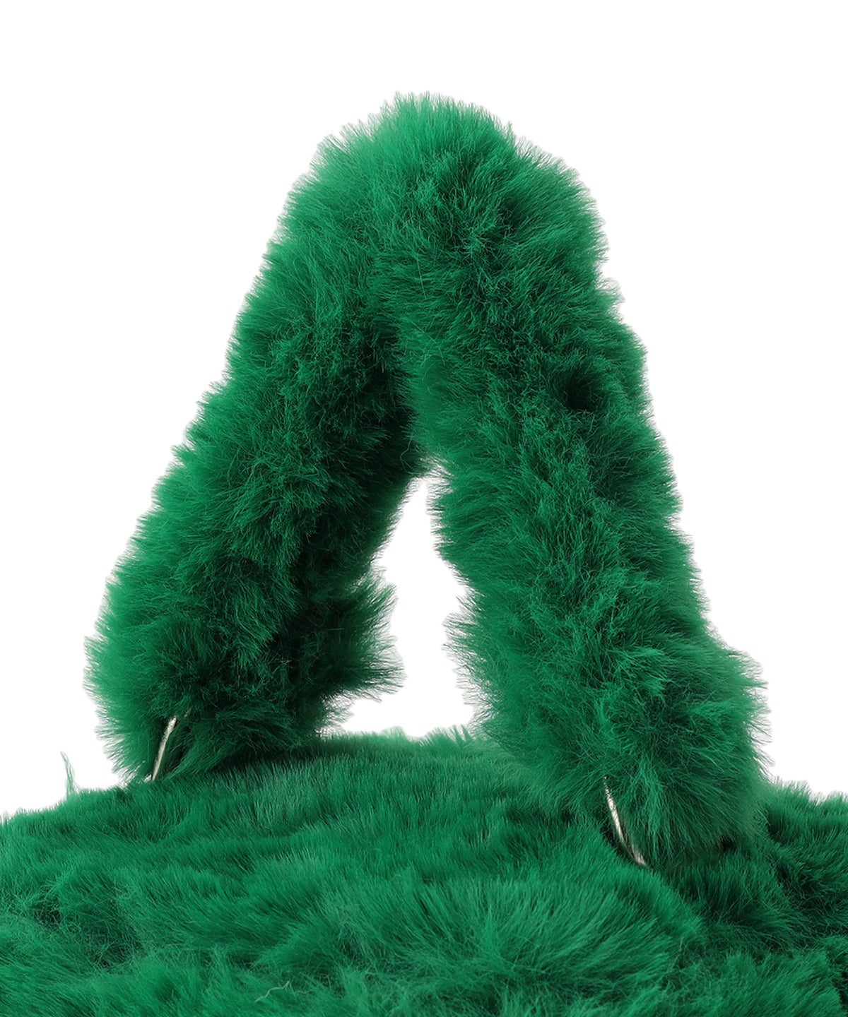 Eco Fur Vanity Bag GREEN