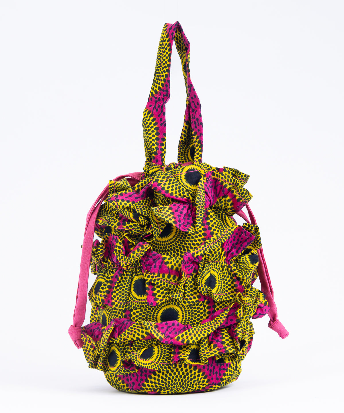 Frills Tube Drawstring Bag 051