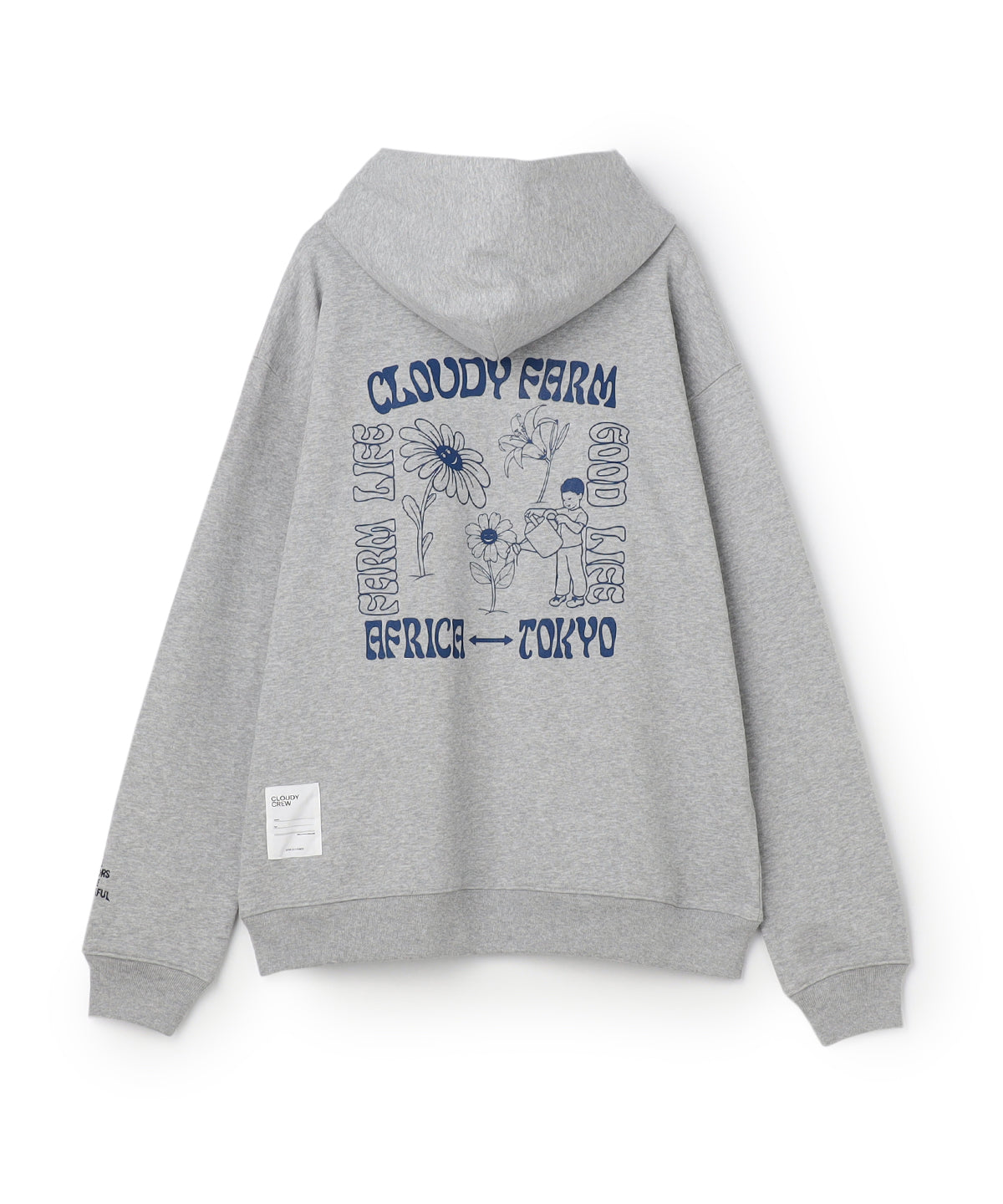 Sweat Parka CLOUDY FARM GRAY