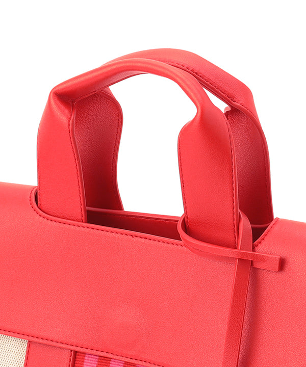 Two Tone Kente Bag (Medium) RED