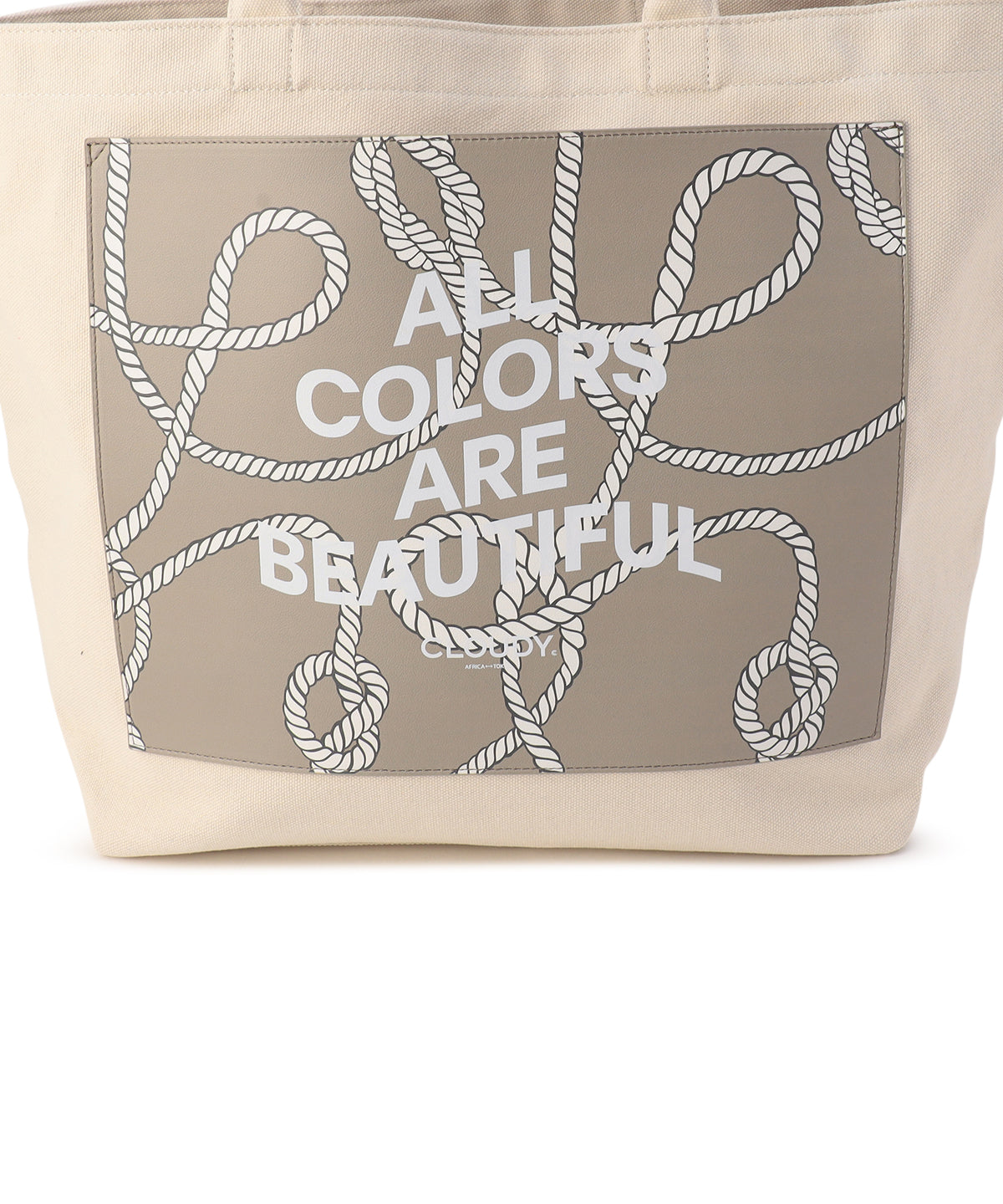 Canvas Tote (Large) ROPE(BEIGE)