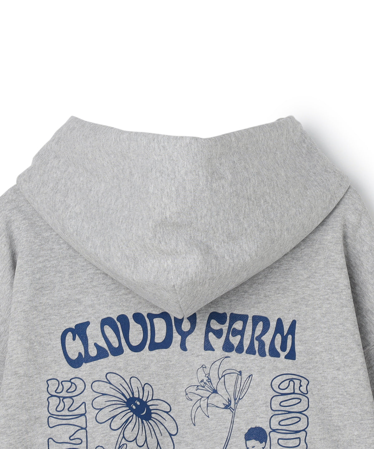 スウェットパーカー CLOUDY FARM グレー