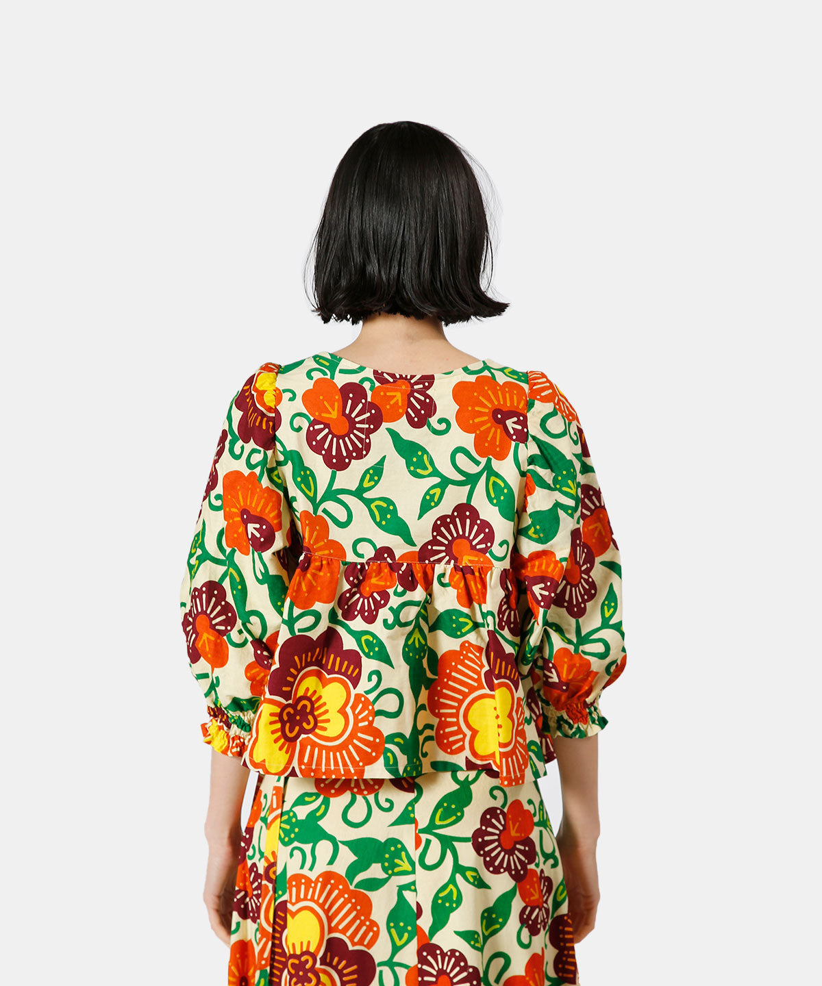 African Fabric Blouse 003