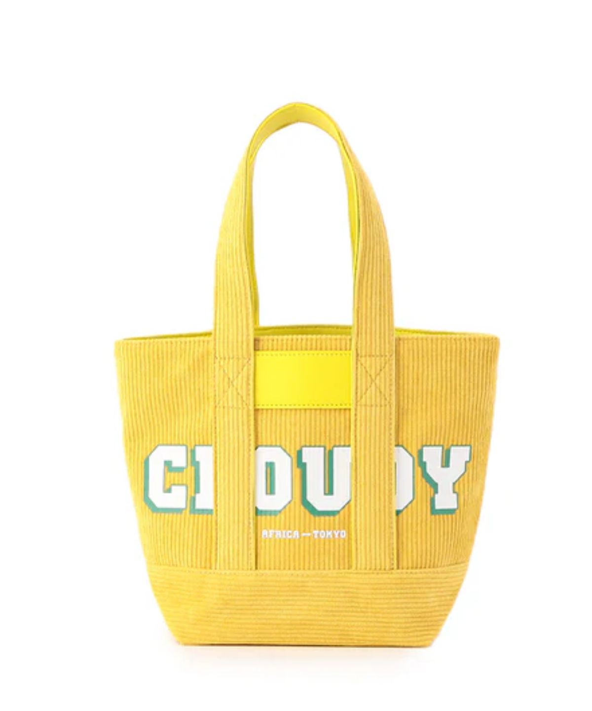 Corduroy Tote Bag (Small) YELLOW