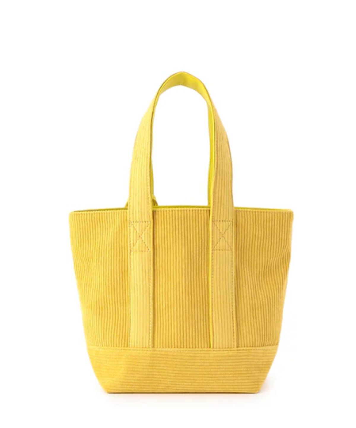 Corduroy Tote Bag (Small) YELLOW