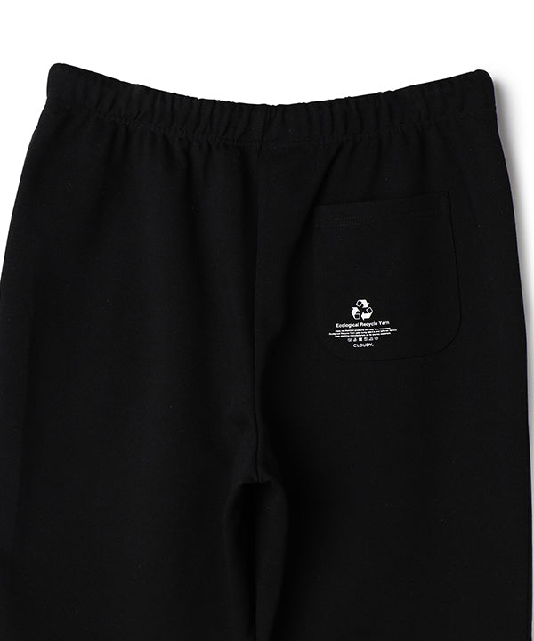 Recycled Sweat Pants CLOUD-Y BLACK