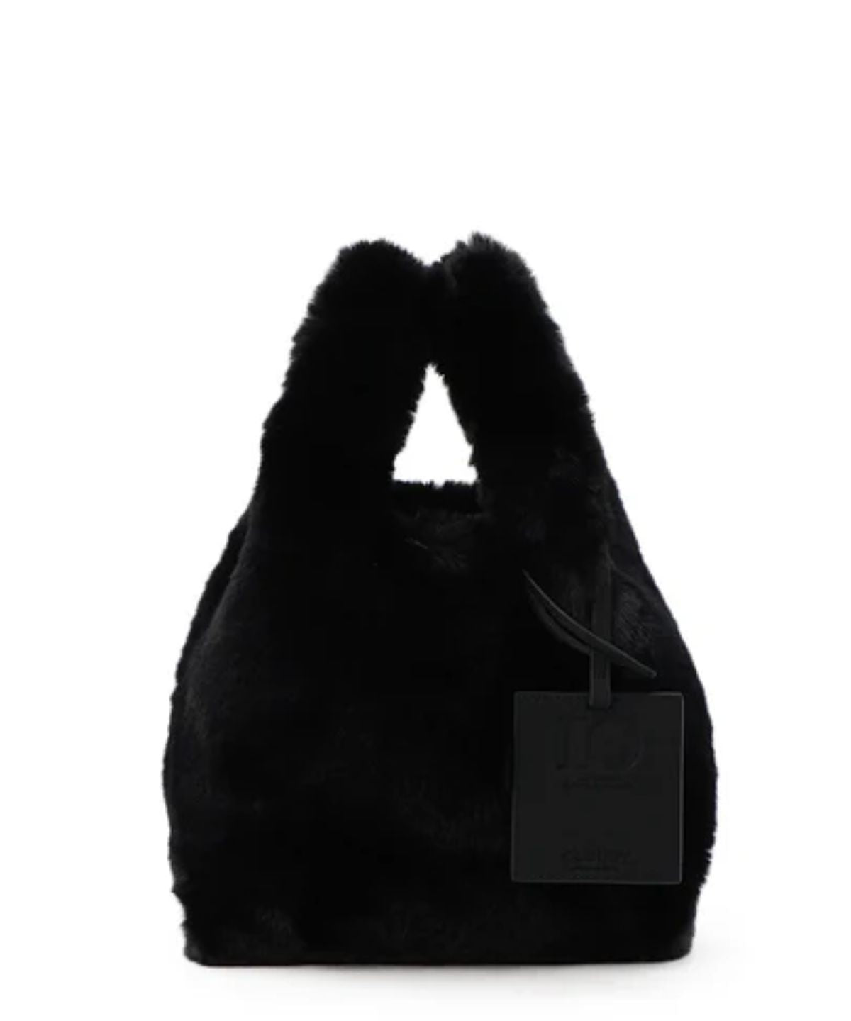 Eco Fur Convenience Bag (Small) BLACK