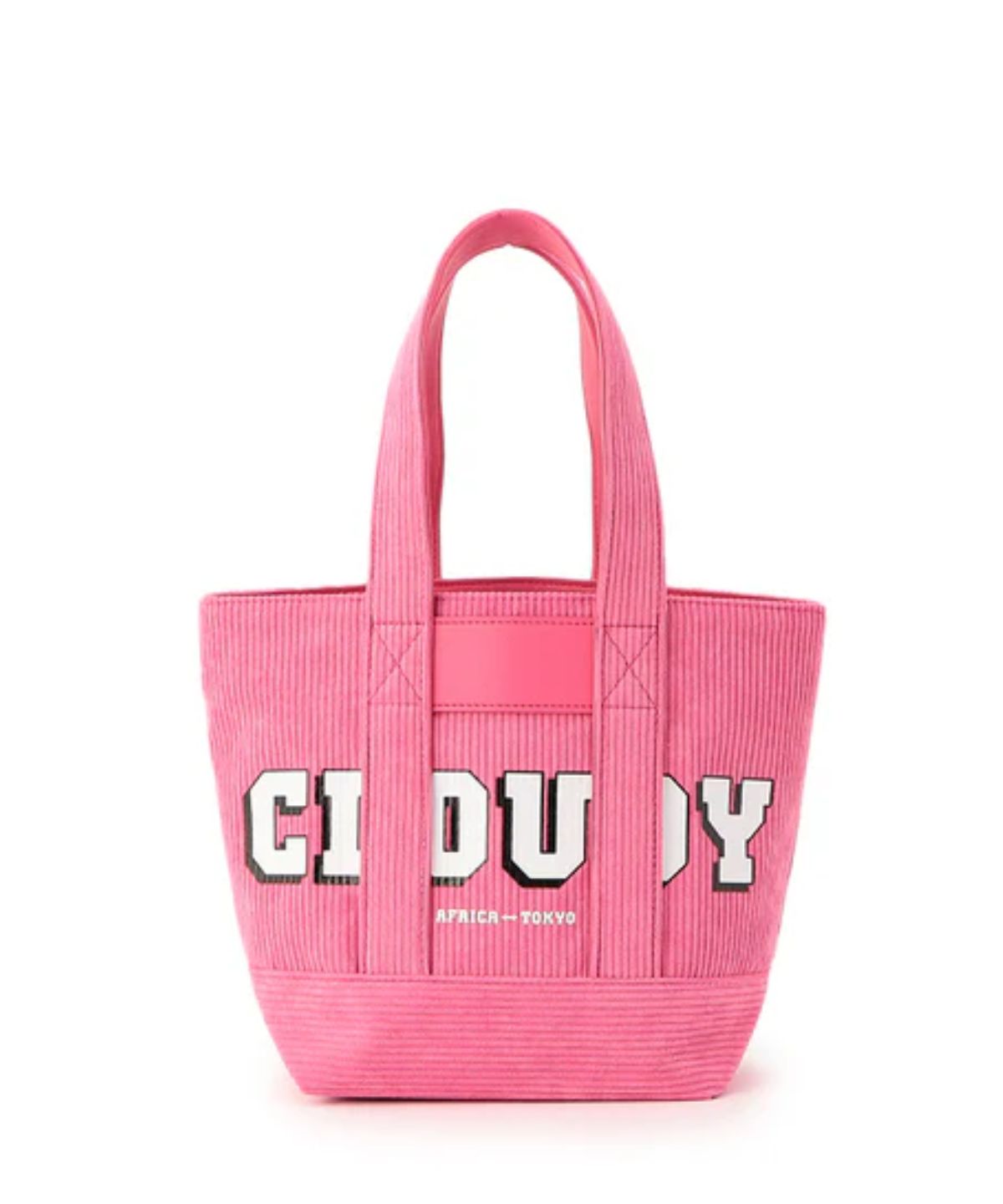 Corduroy Tote Bag (Small) PINK