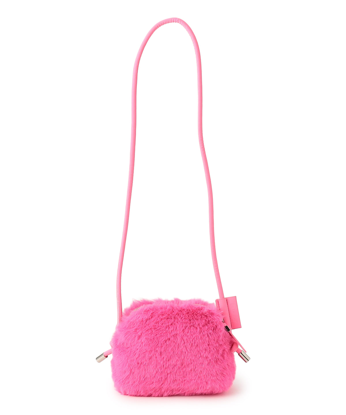 Eco Fur mini Shoulder Bag PINK 002