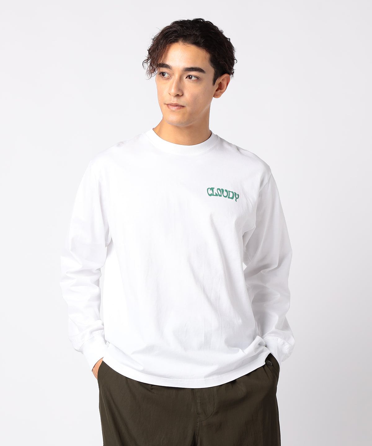 Long Sleeve T-Shirts CLOUDY FARM WHITE