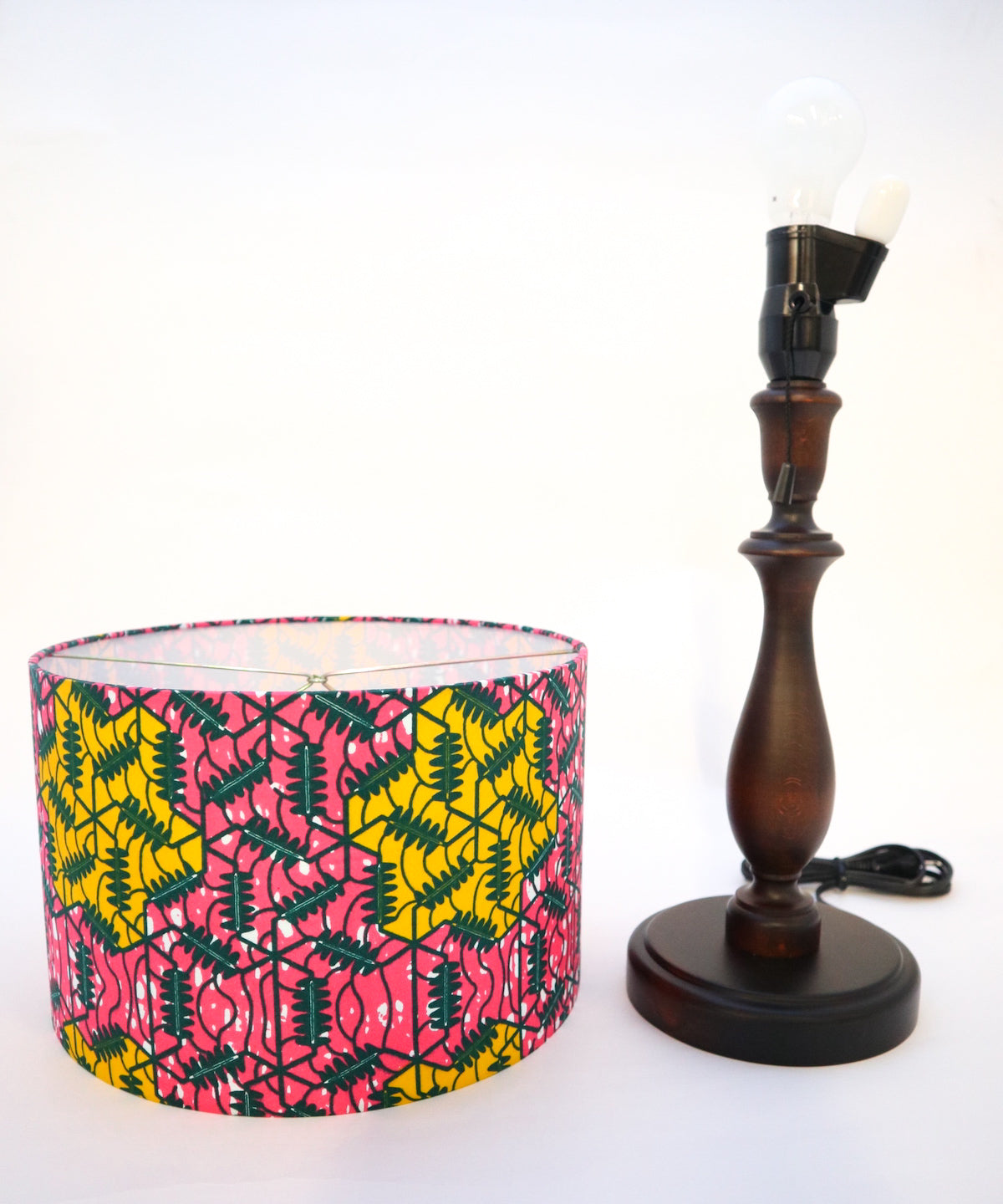 African textile Lamp 107-4