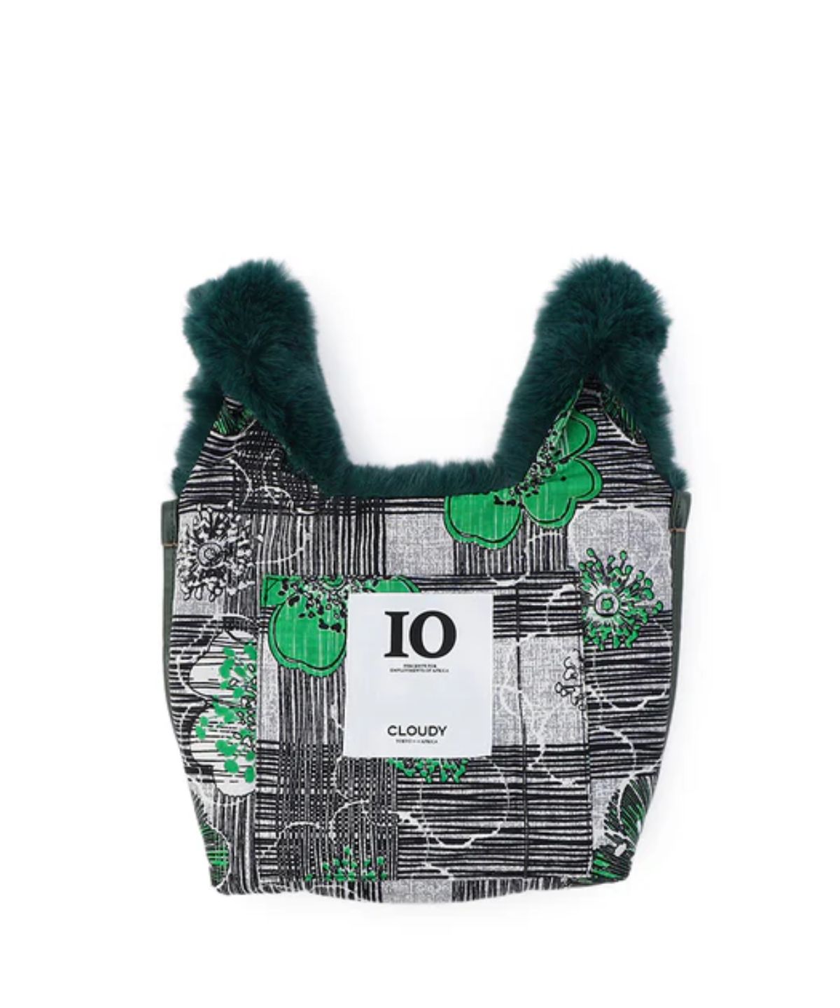 Eco Fur Convenience Bag (Small) GREEN