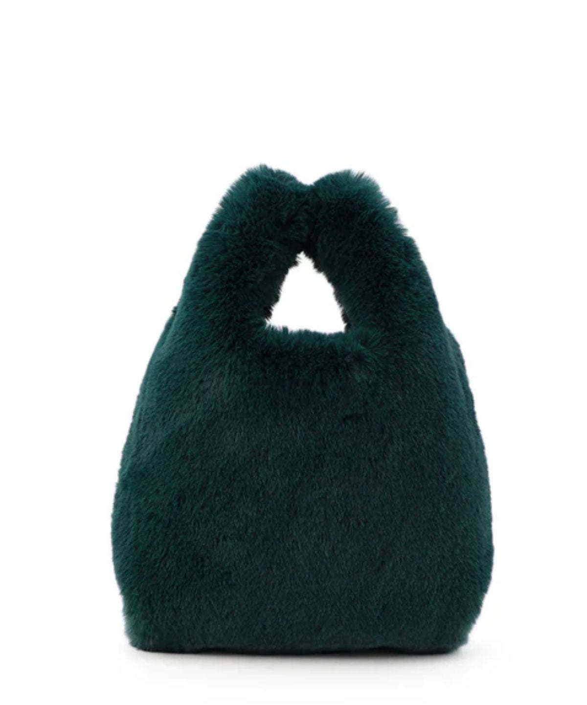 Eco Fur Convenience Bag (Small) GREEN