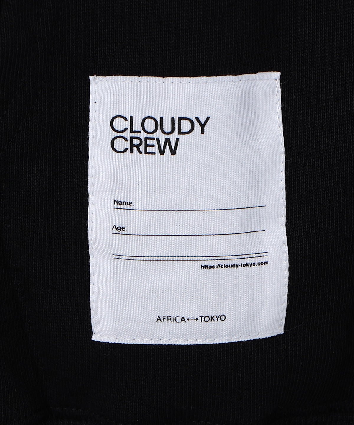 Sweat Parka Have A Good CLOUDY BLACK