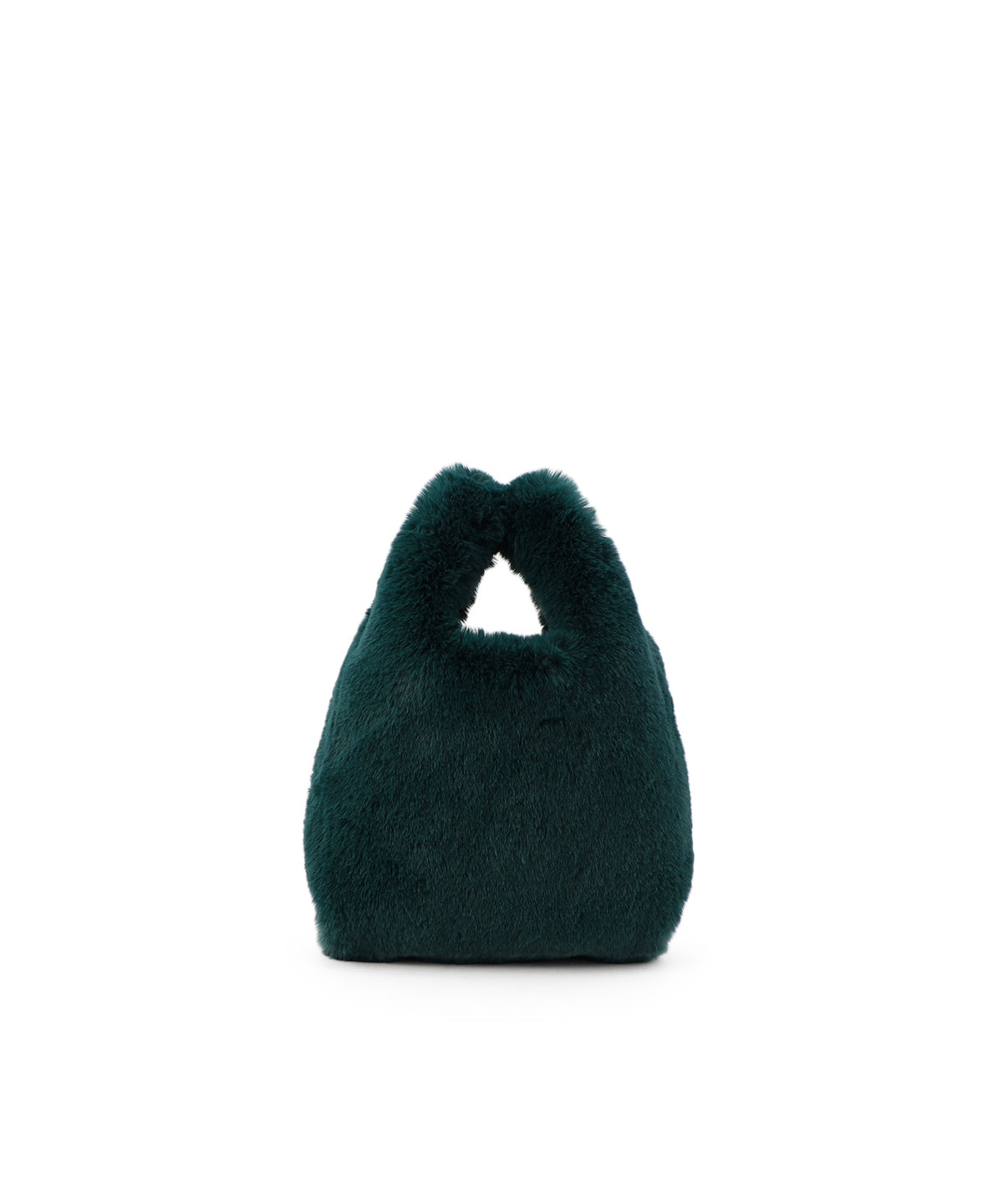 Eco Fur Convenience Bag (Small) GREEN