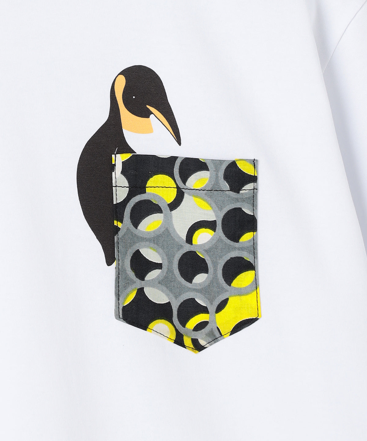 ポケットＴシャツ Penguin WHITE
