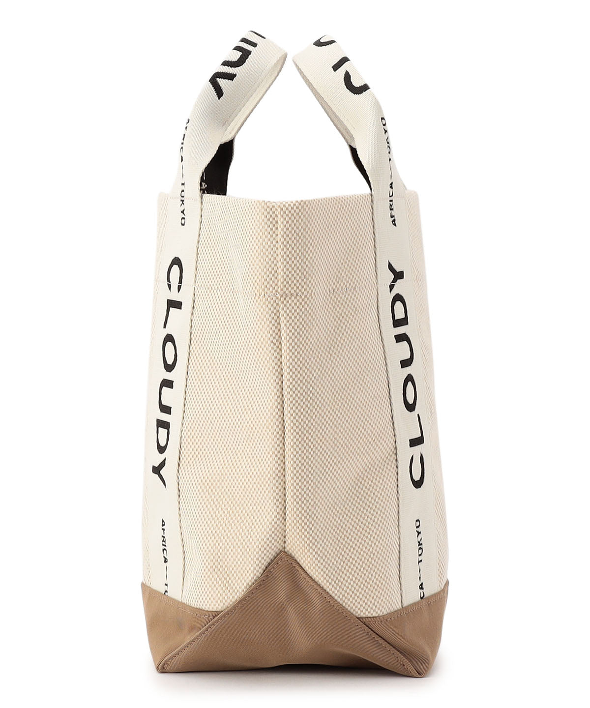 Logo Handle Tote Bag BEIGE