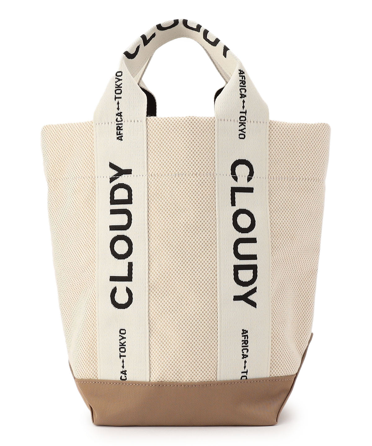 Logo Handle Tote Bag BEIGE