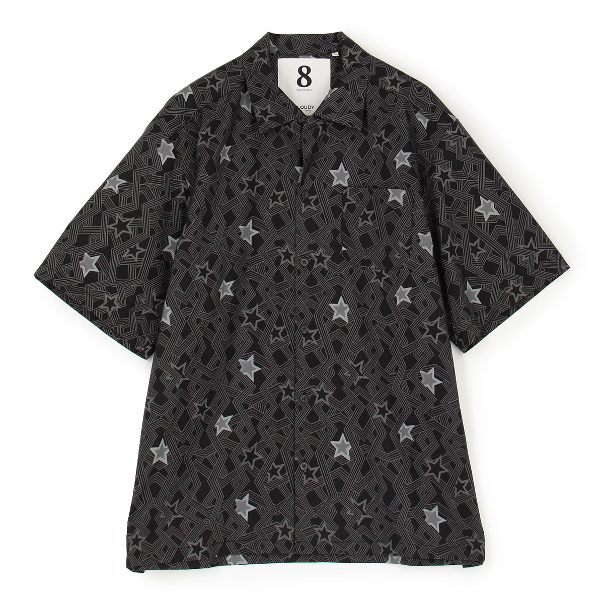 CloudyTシャツ African Textile Shirt GRAY