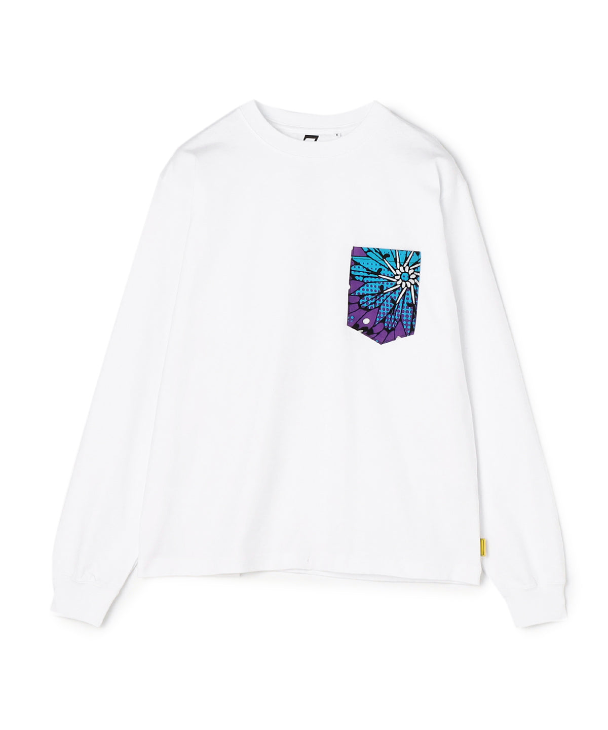 Long Sleeve Pocket T-SHIRTS 002 WHITE