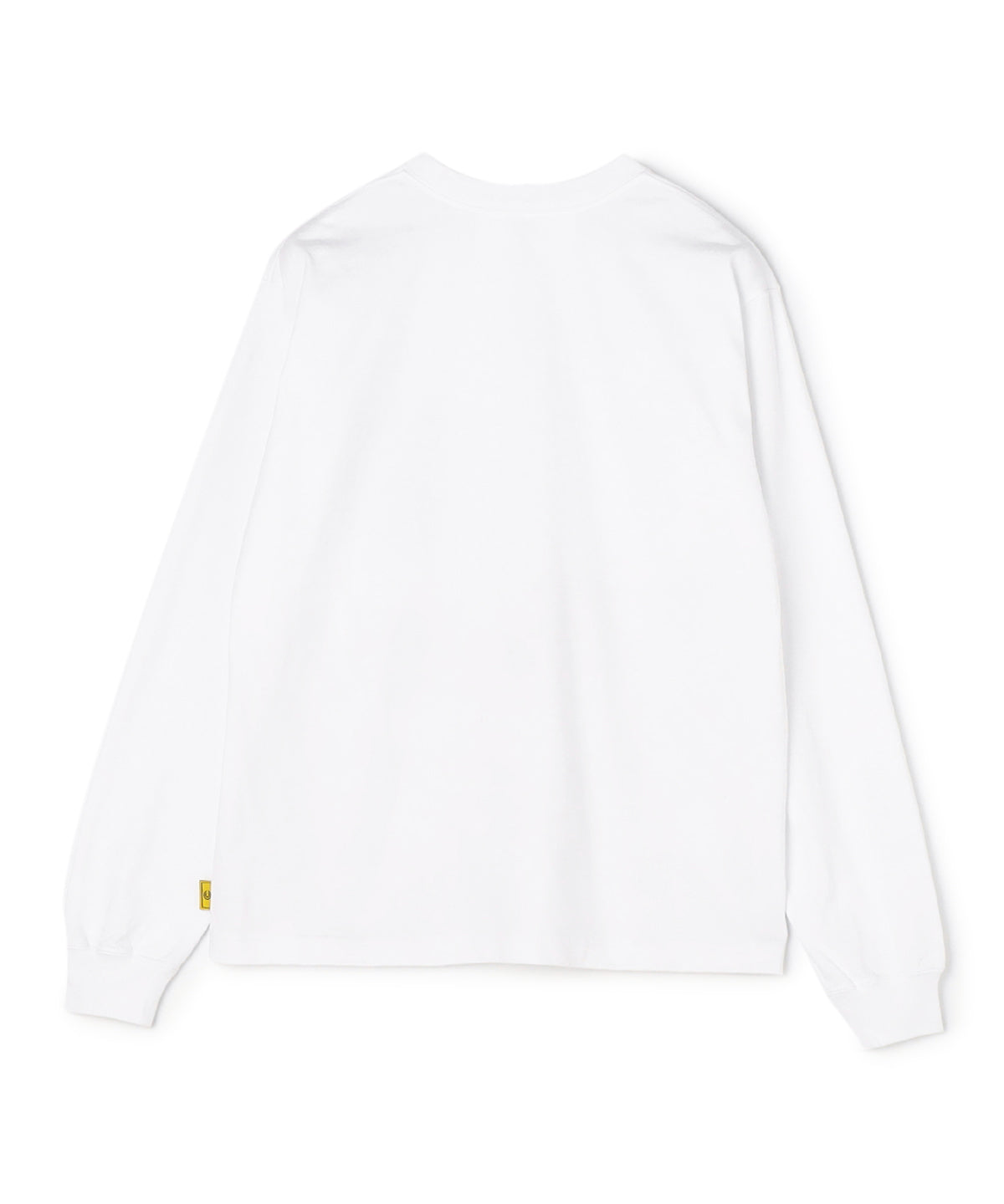 Long Sleeve Pocket T-SHIRTS 002 WHITE