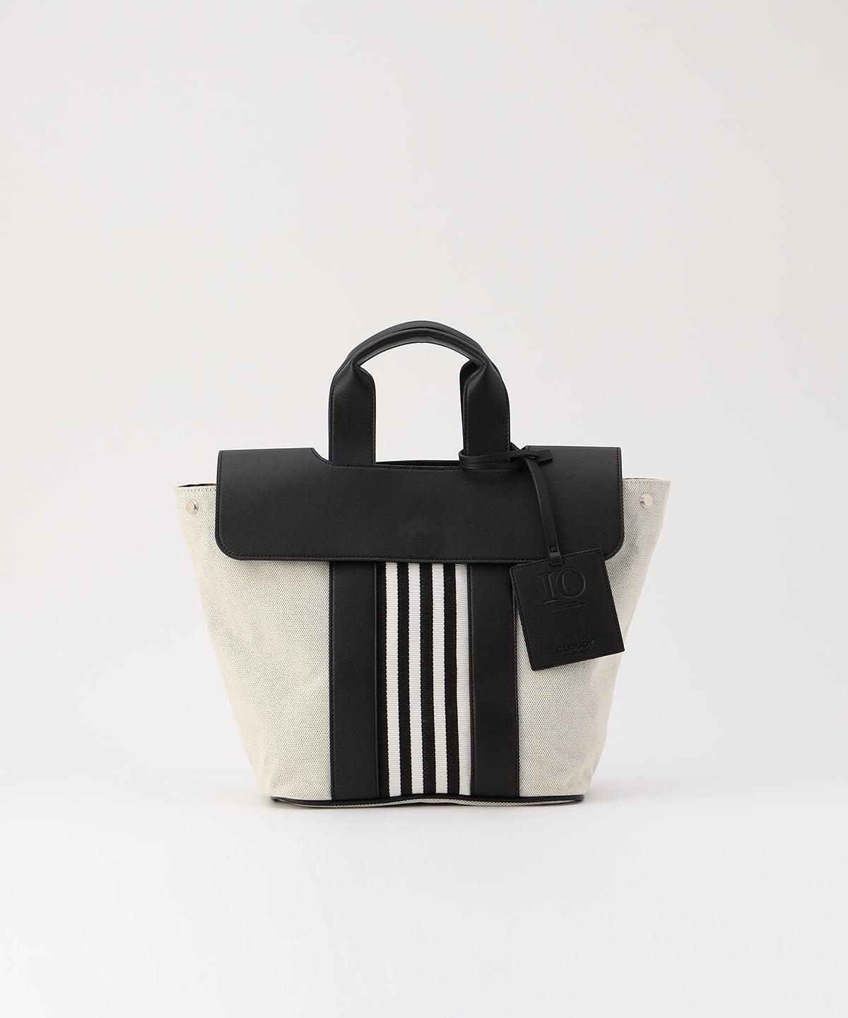 Two Tone Kente Bag （Medium）BLACK