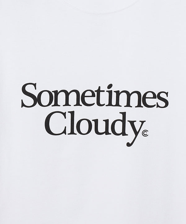 Lunch T-shirt Sometimes Cloudy WHITE