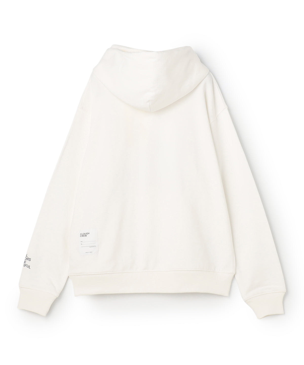 Sweat Parka mach man pencil WHITE