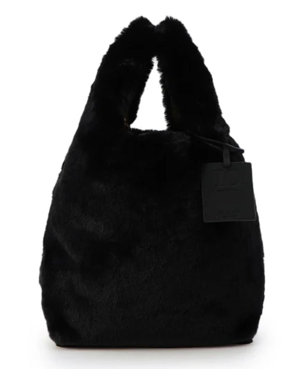 Eco Fur Convenience Bag(Medium) BLACK